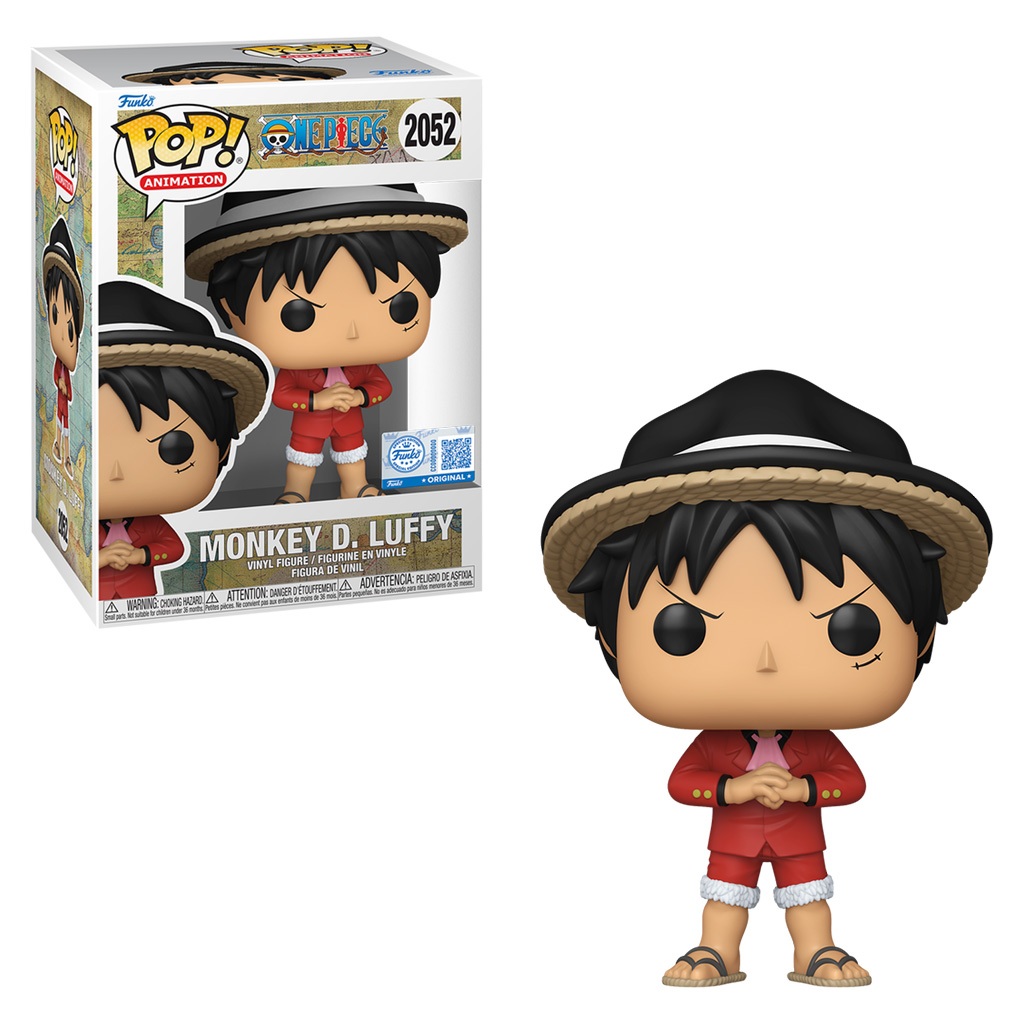 FUNKO POP ANIMATION ONE PIECE EXCLUSIVE - MONKEY D. LUFFY 2052 NOVO ORIGINAL