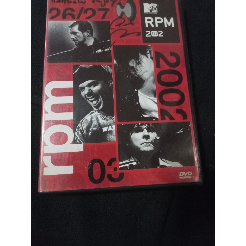 DVD Paulo Ricardo RPM 2002 autografado