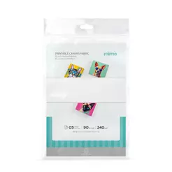 Tecido Canvas Imprimível - Mimo - A4 - 240 g - 5 Fls