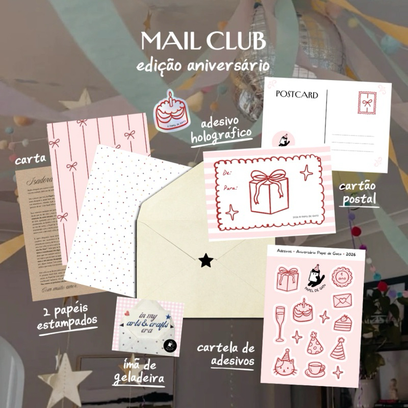 Mail Club #2 Papel de Gato - edição aniversário