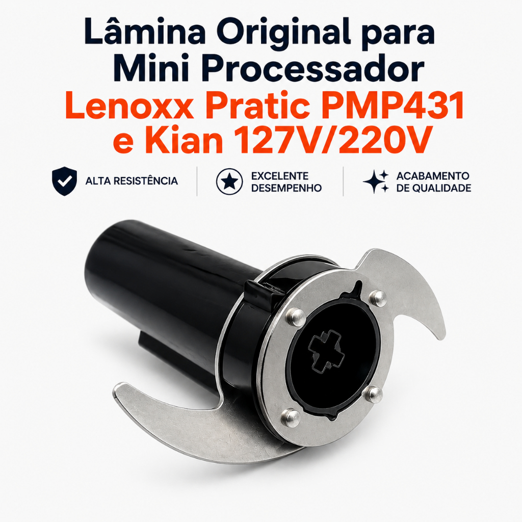 Lâmina - Faca para Mini Processador Lenox Pratic Modelo PMP431