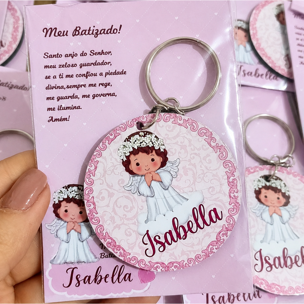 chaveiro mdf  personalizado lembrancinha para festa,igreja,batizado,crisma