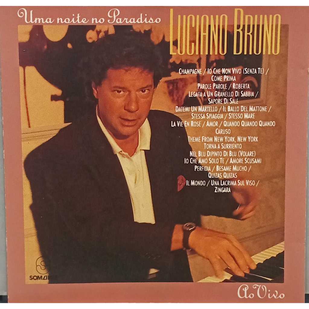 CD - Luciano Bruno – Uma Noite No Paradiso: Ao Vivo
