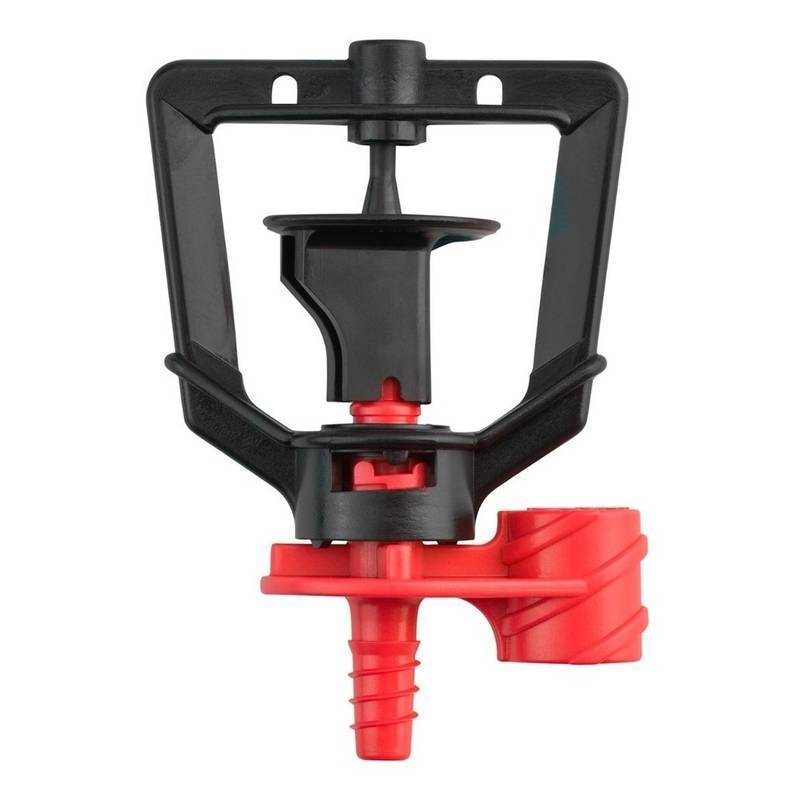 Microaspersor Rondon Ultra 102 L/h Rotor Negro – Bocal Vermelho – Rivulis SBC 100 Unidades
