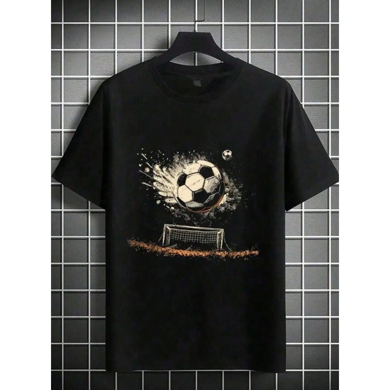 Camiseta Menino Infantil Estampada Futebol Blusa 100% Algodão Tecido Macio Confortável ENVIO IMEDIATO