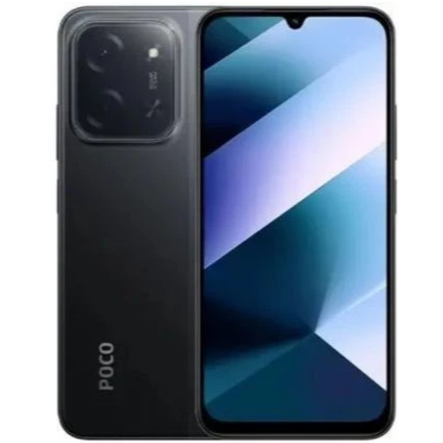 Smartphone Xiaomi POCO C85 4G, NFC Tela LCD 6.9" (COM CAPINHA E PELICULA DE CORTESIA)