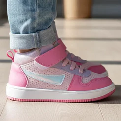 Tênis Botinha Infantil Ortopasso Casual Force One Confortável Conforto Macio Estiloso Cano Alto