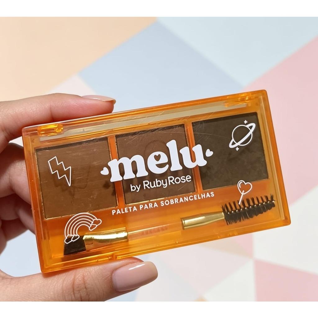 Paleta pra Sobrancelhas Melu Ruby Rose Maquiagem Perfeita