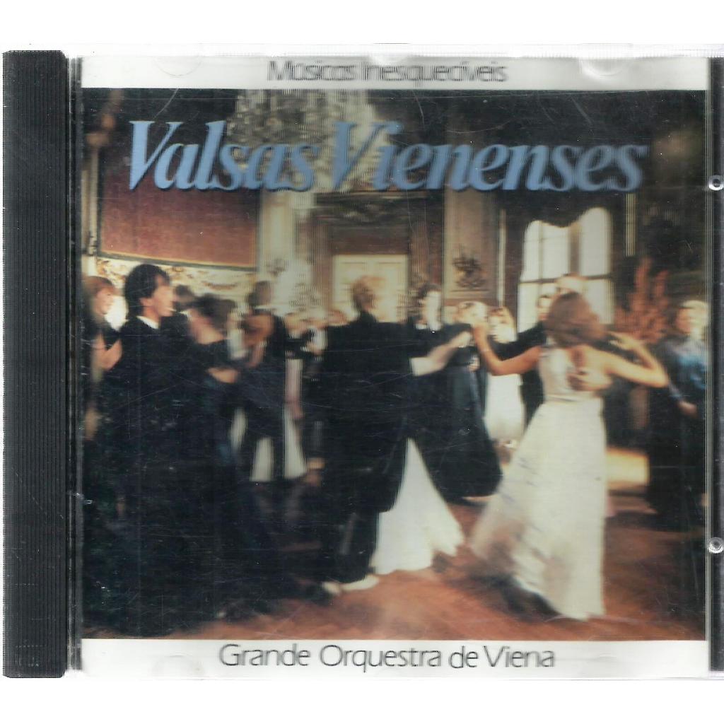 1626 Mcd- Cd 1993- Música- Valsas Vienenses- Grande Orquestra De Viena- Músicas Inesquecíveis