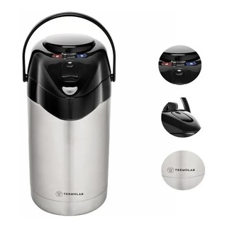 Garrafa Térmica 100% Inox R-evolution 2.5 Litros - Termolar