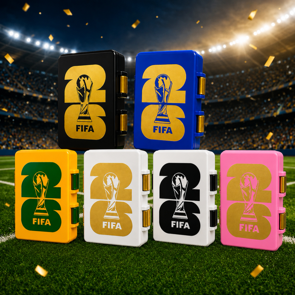 Porta/caixa de Figurinhas | Copa do Mundo 2026 | TAMANHO MAIOR 400 figurinhas