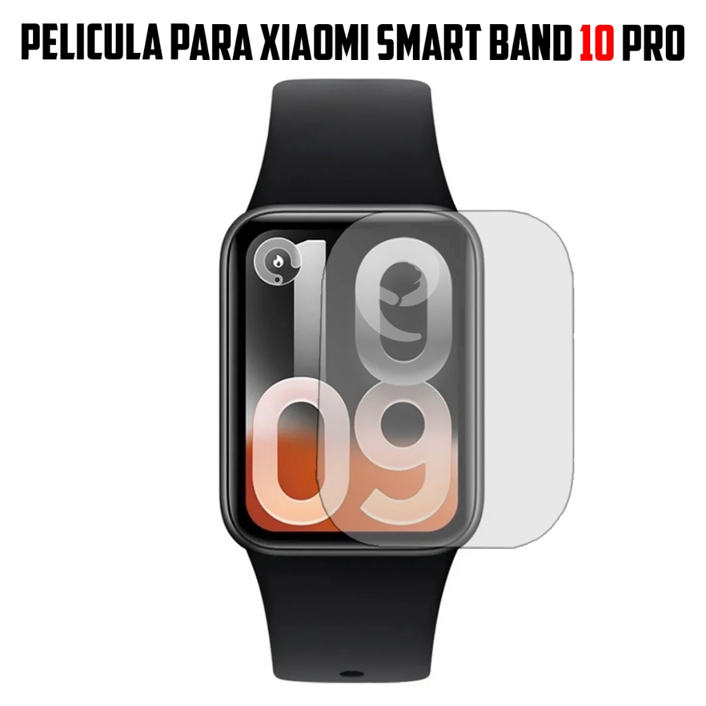 Pelicula de Hidrogel para Smartwatch Smart Mi Band 10 PRO de gel Super Resistente promocao