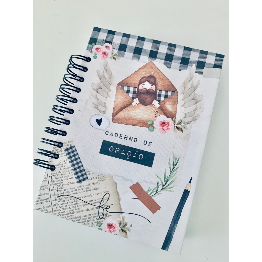 Planner diário devocional 365 dias - Jesus xadrez- Presente personalizado amiga, mãe, adolescente, aniversário, namorada