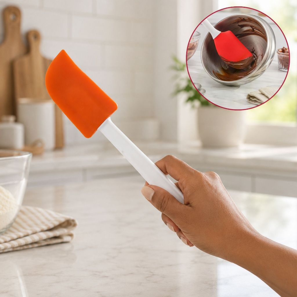 Espatula Silicone Lambe Lambe Rapa Tudo Confeitaria Cozinha