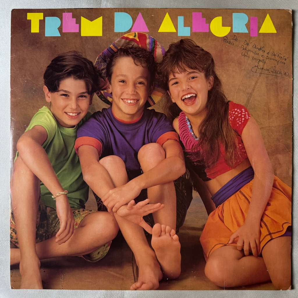 DISCO DE VINIL LP - TREM DA ALEGRIA – TREM DA ALEGRIA (1990)
