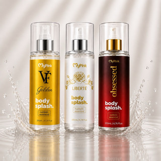 Kit Body Splash Similar Feminino Virgínia VF Golden Liberté Obsessed Água de Colônia pós …