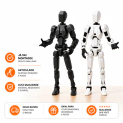 Boneco Dummy 13 Robô Articulado Action Figure Totalmente Articulado