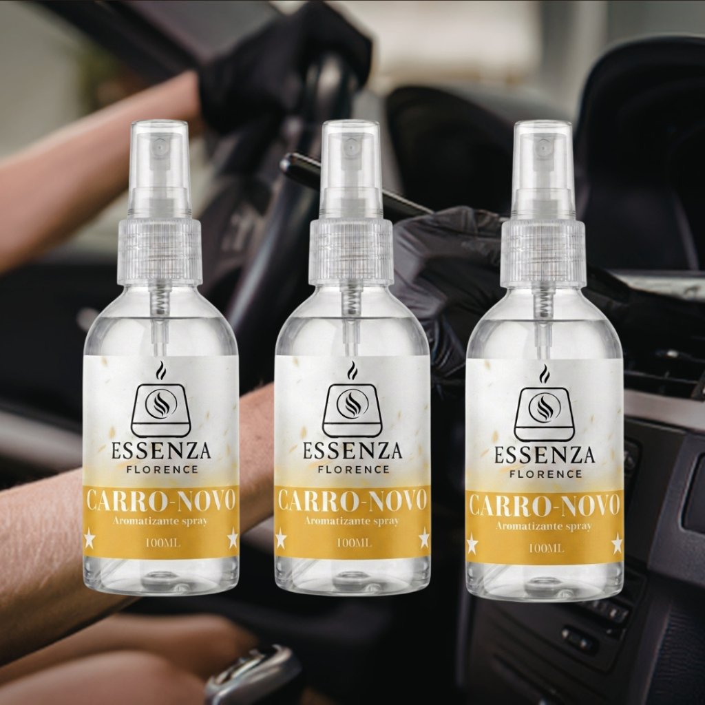 Cheirinho de CARRO NOVO 100 ml – Aromatizante automotivo em Spray
