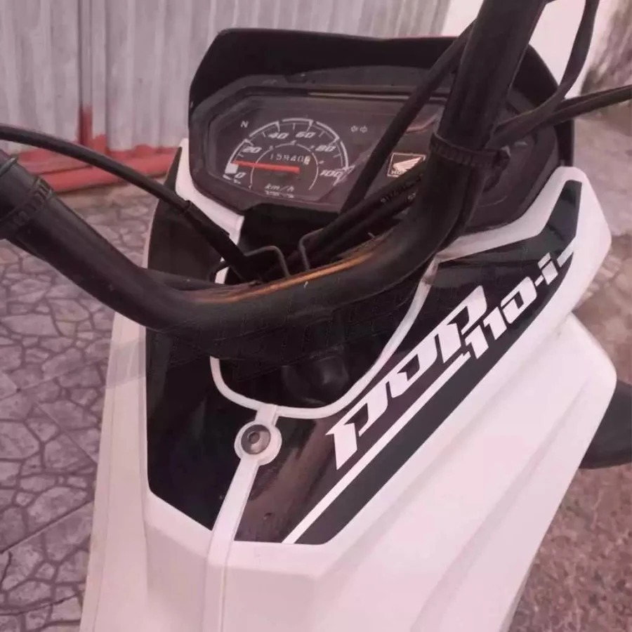 ADESIVO DE PROTEÇÃO CARNAGEM POP 110 PERSONALIZADO RECORTE ELETRÔNICO ADESIVO DE moto POP 110 COM ANO 2016 A 2025