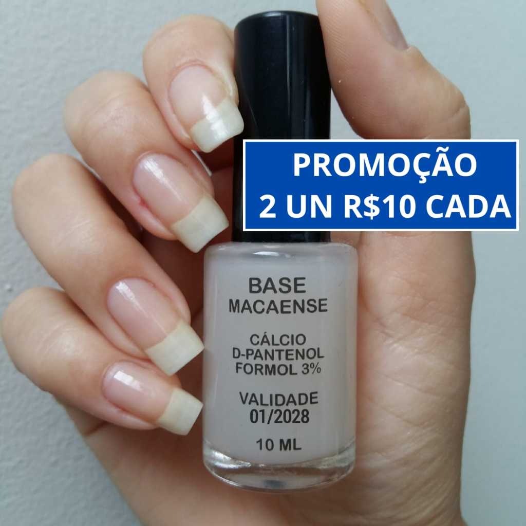 1-9 | Base Bomba Fortalecedora de Unhas 10 ml | Base Bomba | Base Macaense