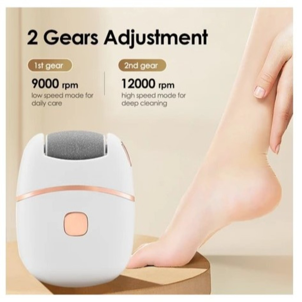 Lixador de Pé Elétrico Portátil USB Recarregável Esfoliador Removedor de Calos e Pele Morta Aparelho de Pedicure Caseiro