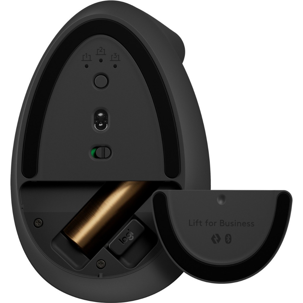 Mouse Sem Fio Logitech Lift Vertical - Branco