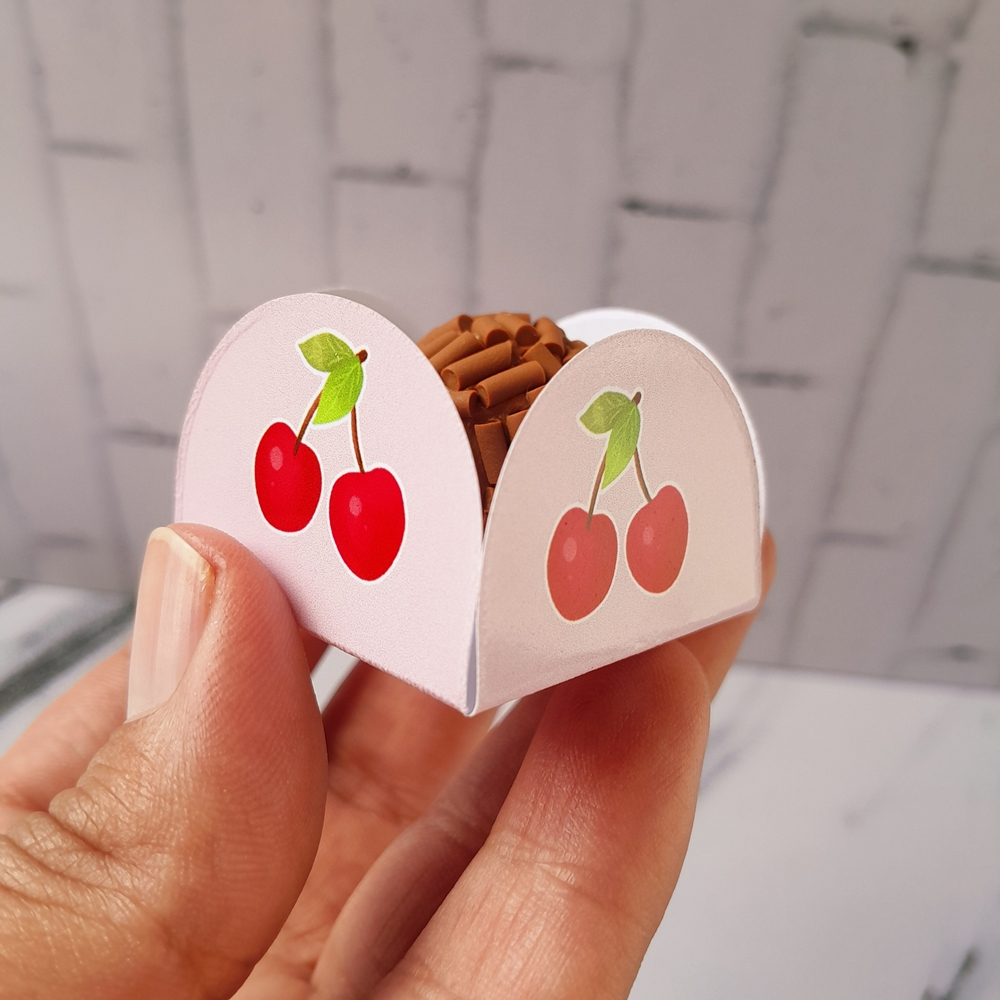 Forminhas para Docinhos Brigadeiro Doce Lembrancinhas Aniversário Cereja Cerejinha Rosa