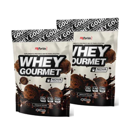 Kit 2X Whey Protein Gourmet 907g Refil - FN Forbis Nutrition