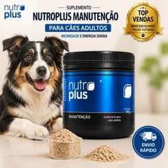 Suplemento 100g completo para Cães Adultos Manutenção Imunidade e Energia Diária Nutroplus