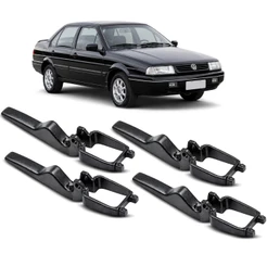Kit Gatilho Maçaneta Externa Santana Quantum Versailles Royale 91 a 1998 Preto Metal