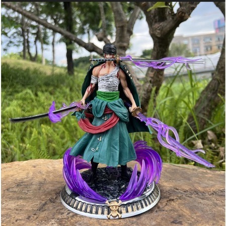 Roronoa Zoro 21cm Boneco Action Figure Zoro Anime One Piece Colecionavel Presente Geek criança adulto decoração