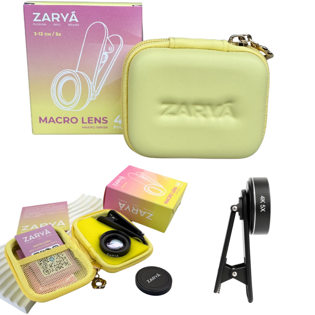 Lente Macro 4k 5x Para Smartphone - Zarya