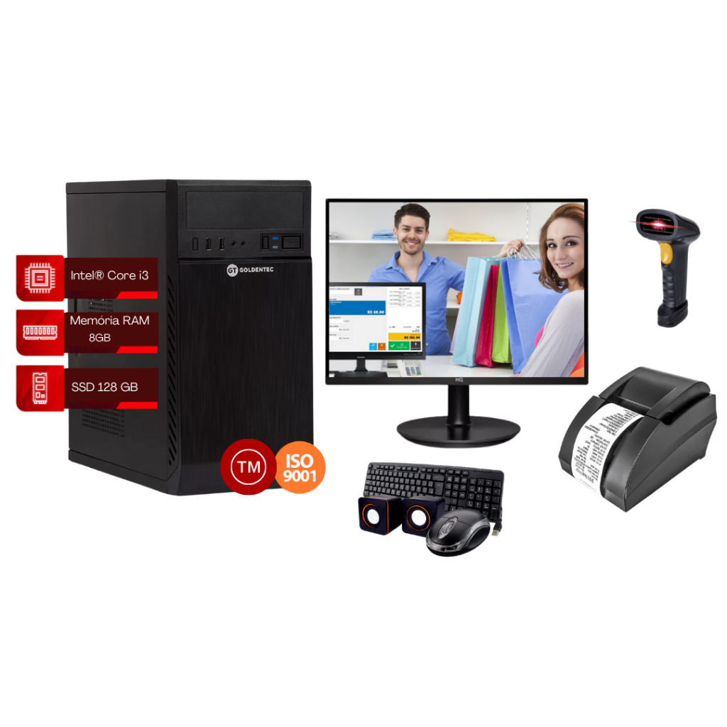 Kit Pdv Completo + Sistema (grátis) / Comércio Em Geral