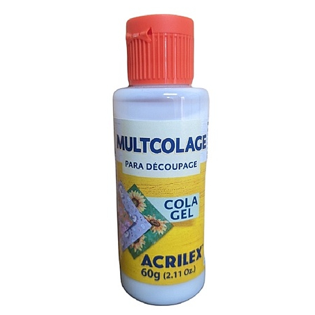 Multcolage Cola Gel para Decoupage Acrilex  60g