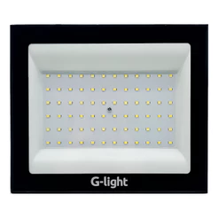 Refletor De LED SLIM200 Preto 6500K Bivolt 200W IP65 Luz Alta Holofote