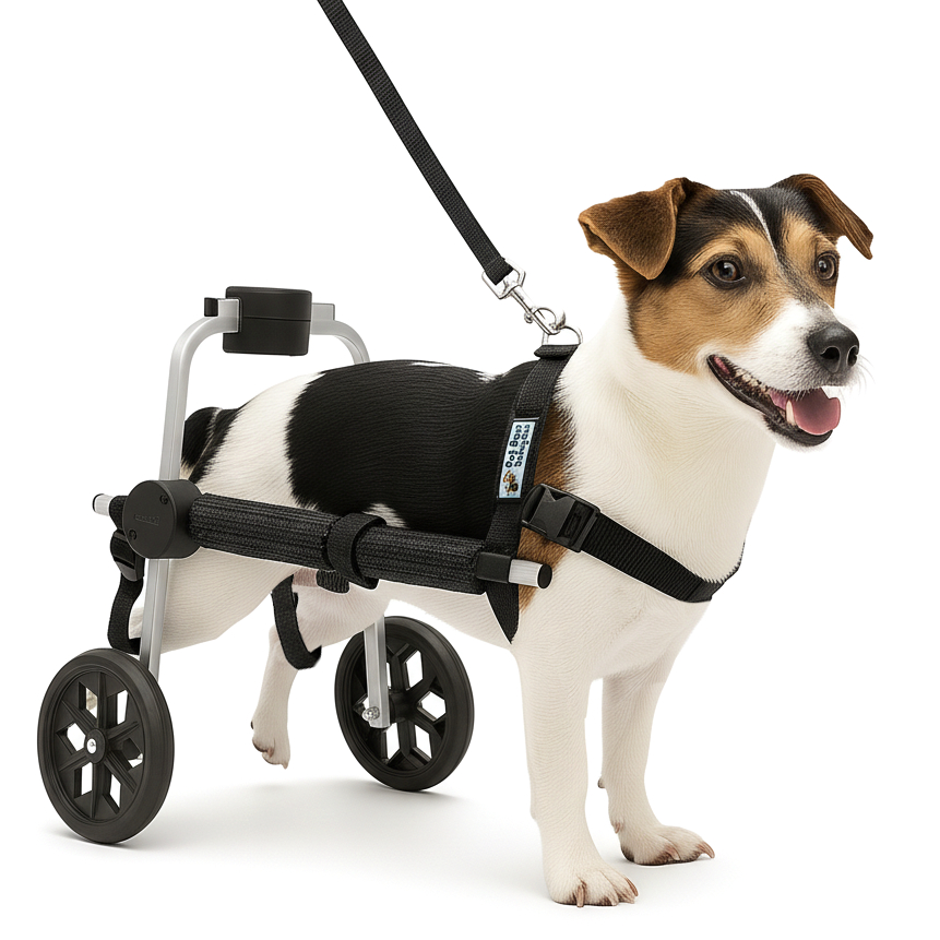 Cadeira 2 Rodas Tamanho P Cachorro Traseira Regulável Deficiente Paraplégico