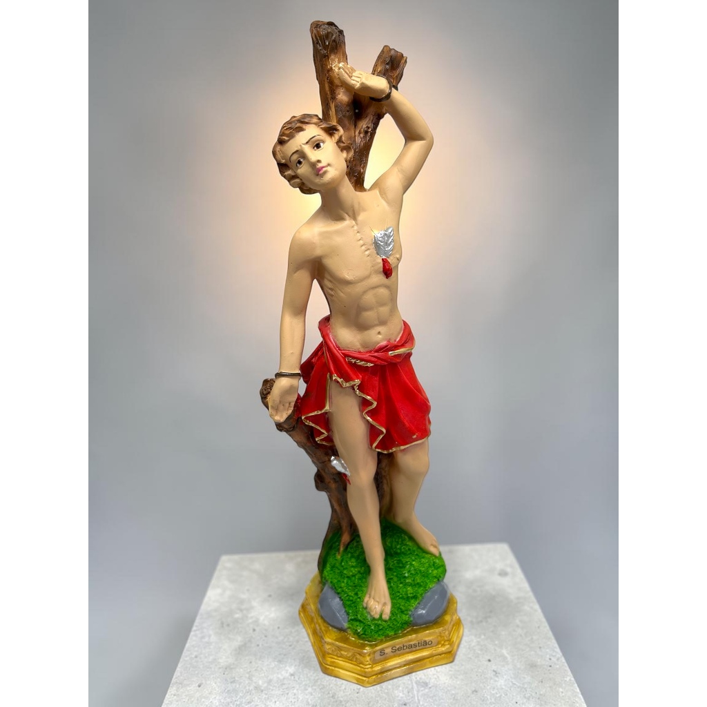 Imagem São Sebastião em Gesso 30CM