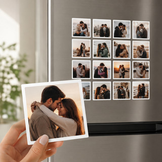 Foto Geladeira com imã personalizado 5x5cm