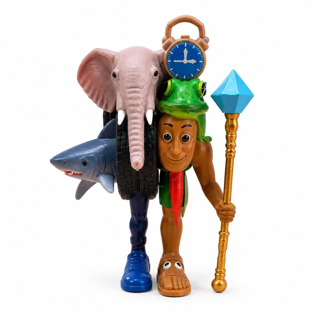 Boneco Brainrot Colecionável Articulado Meme Viral TikTok Brinquedo Decorativo Personagens 3D