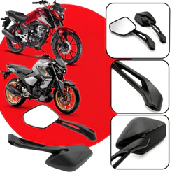 Par Retrovisor Moto Universal Bajaj Dominar 400 Lente Convexa Para Honda E Yamaha