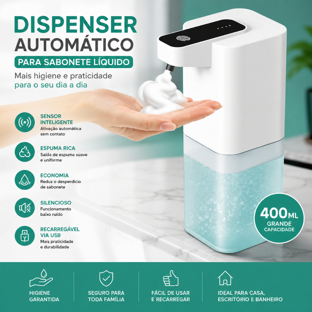 Dispensador de sabão líquido automático touchless sensor infravermelho mão livre sabão mão sensor dispensador VisionTech