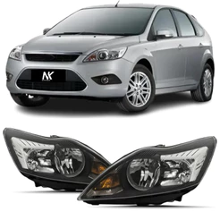 Farol Principal Focus 2009 2010 2011 2012 2013 Mascara Negra 1ª Linha Novo