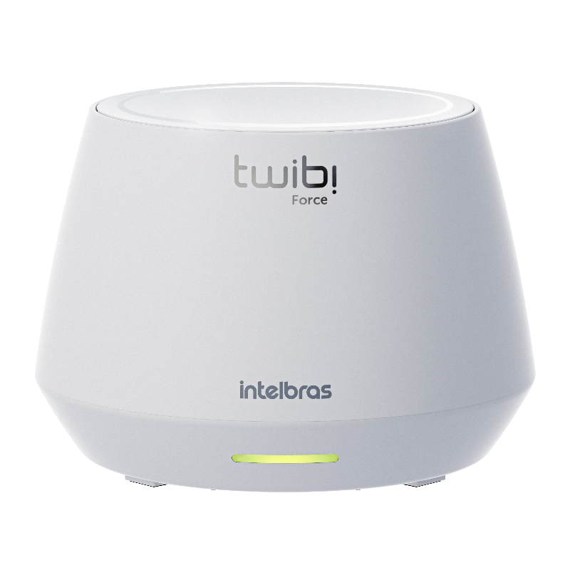 Roteador Intelbras Twibi Force AX1500 Wi-Fi 6 Mesh Dual Band Gigabit Branco sem fio