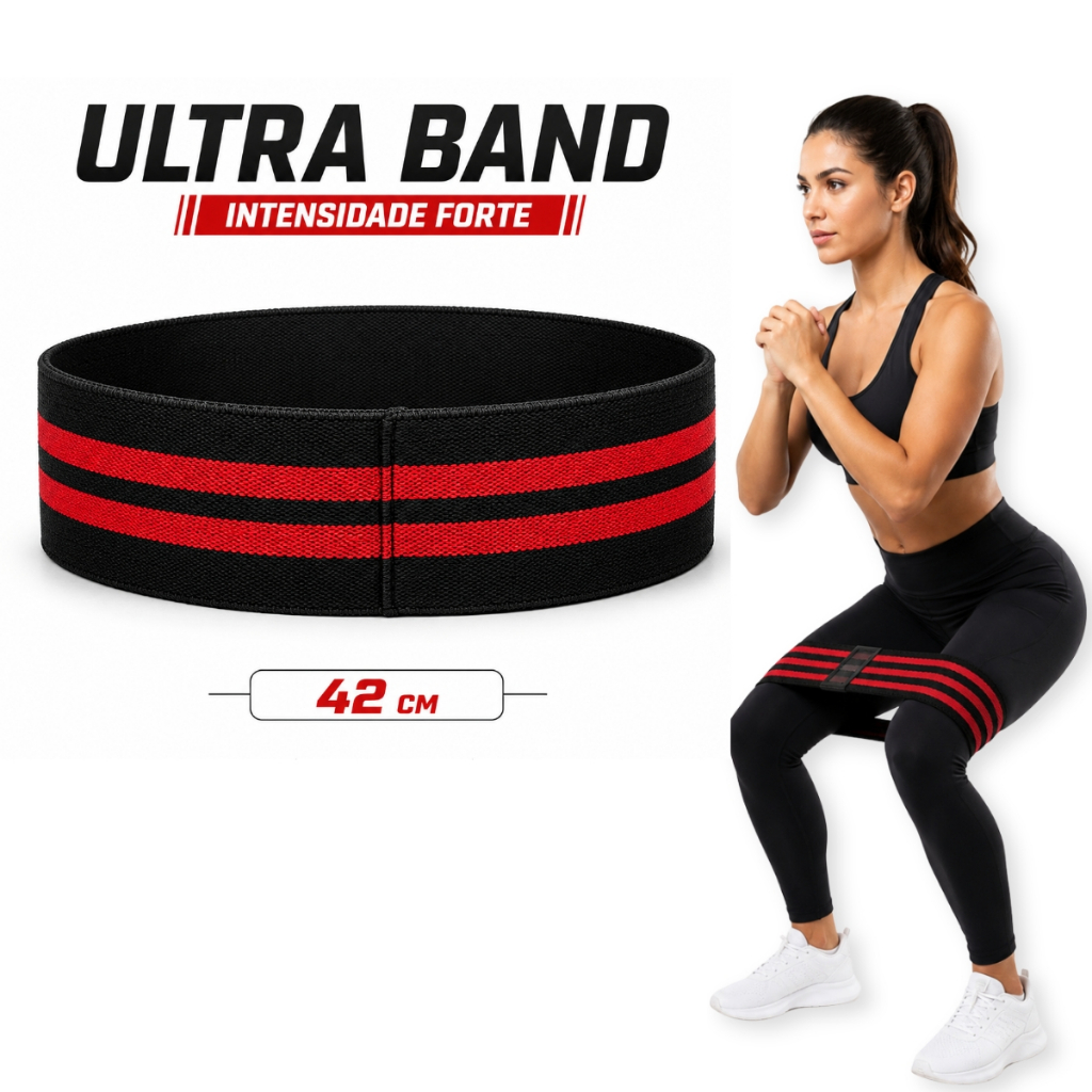 Super Band Faixa Elástica de Exercício Academia em Casa Treino Funcional