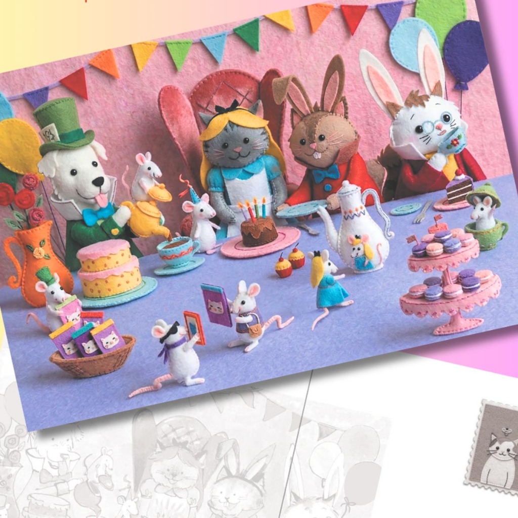 kit 10 Cartões Postais [Maria Alice no País das Abobrinhas com BRINDE]  Presente Aniversário Infantil Correspondência
