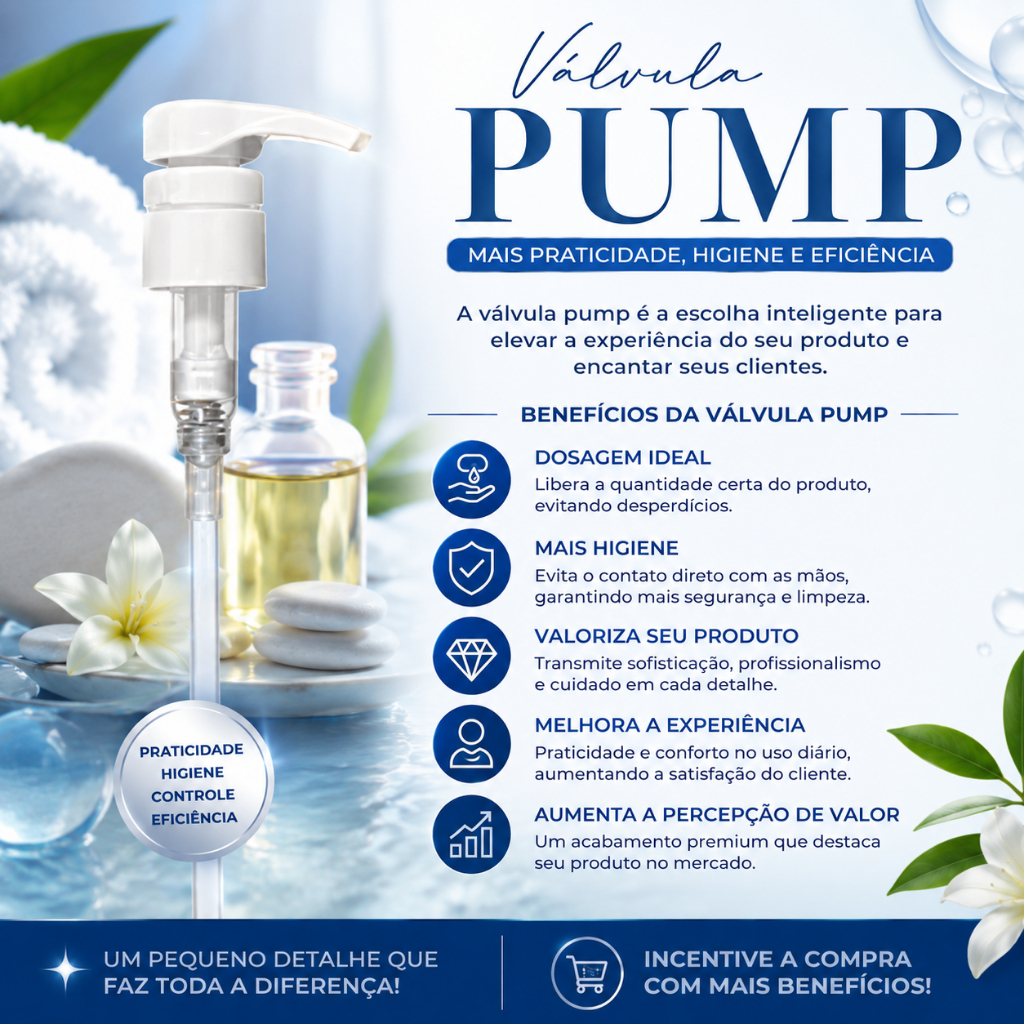 Óleo de Massagem Neutro Sem Perfume 1Litro Profissional + Válvula Pump (2PEÇAS) — imagem 2 de 2