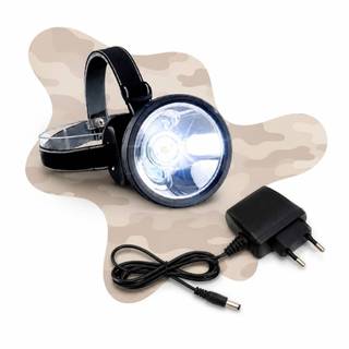 Lanterna Cabeça Led Super Potente Recarregável Bivolt 3w Super Potente Longa Duração Porfissional