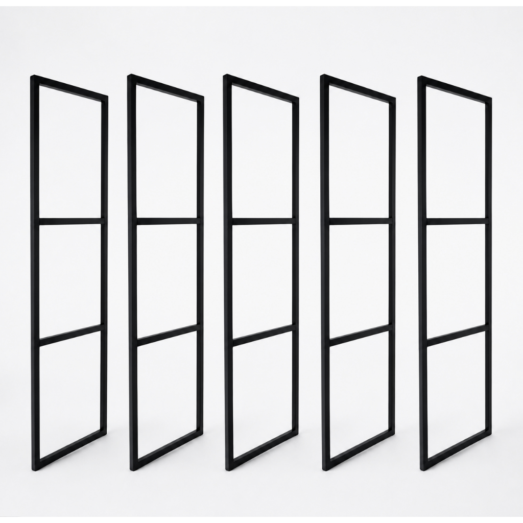 Suporte Prateleira Tripla Estilo Industrial Parede ou Teto 5 Peças 95x29cm Promoção