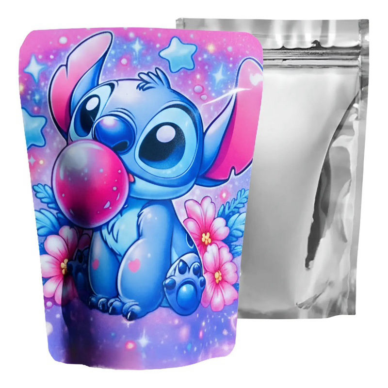 10,20,30 Sacolinhas Metalizada Stitch e Angel Personalizada para Lembrancinhas | Festa menina Envio Rápido