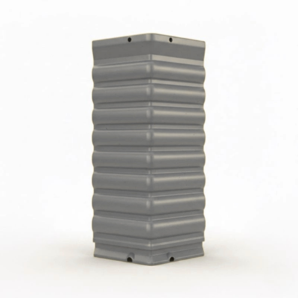 Kit 18 Capas de Muro Rufo Pingadeira Plástica 33x20cm Construção Reforma Pratico Moderno Resistente